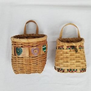 Small wicker baskets